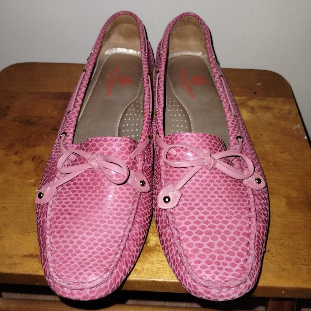 Marc Joseph Pink Loafers Size 8